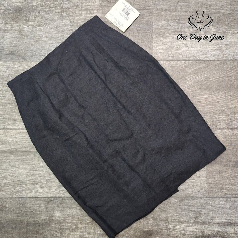 theomiles Petite Linen Lined Pencil Skirt Size 8P